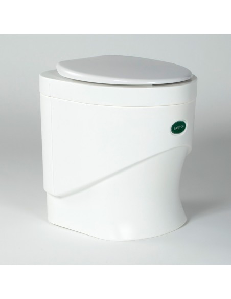 Sawdust toilet Sanitoa - white